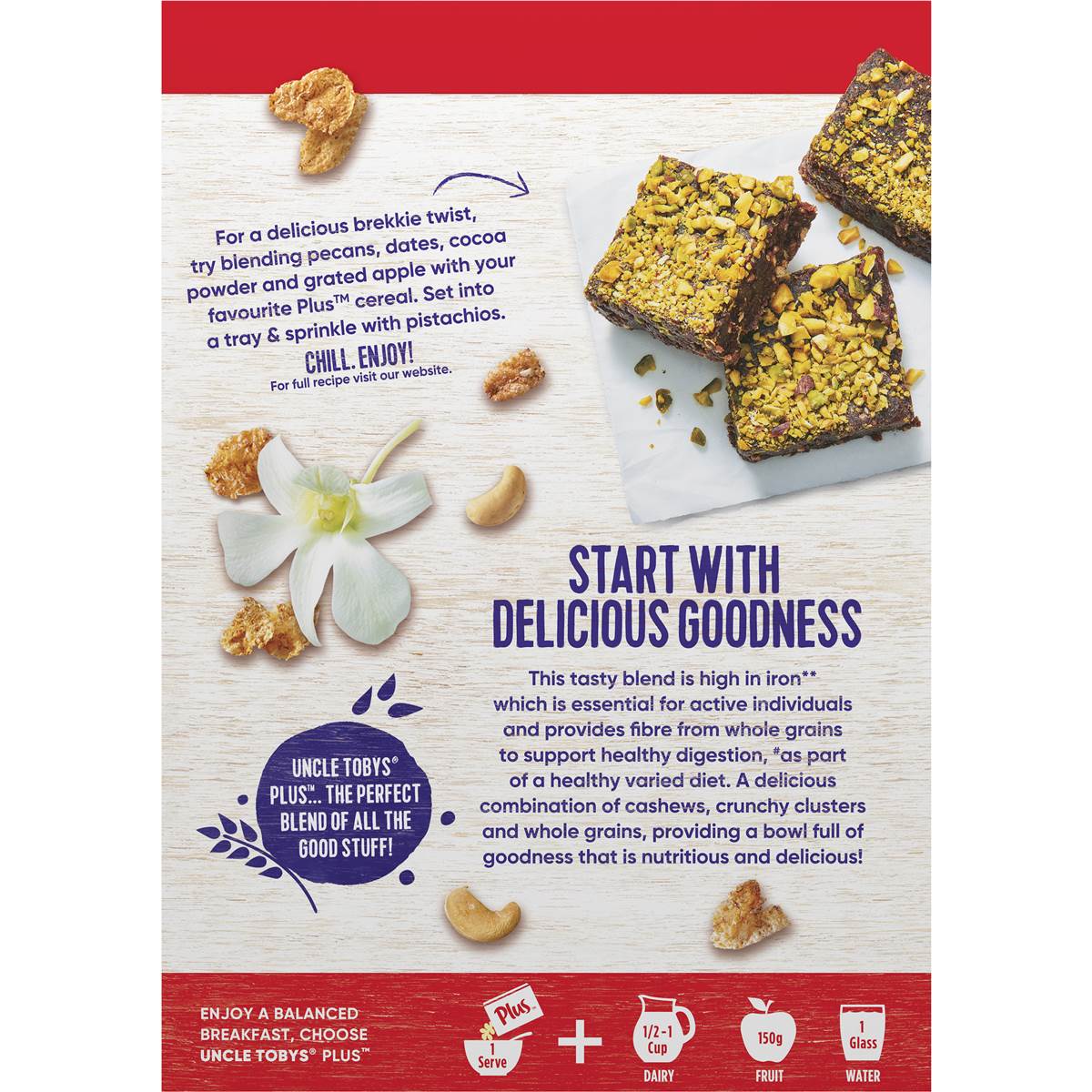 Uncle Tobys Cereal Plus Iron 410g