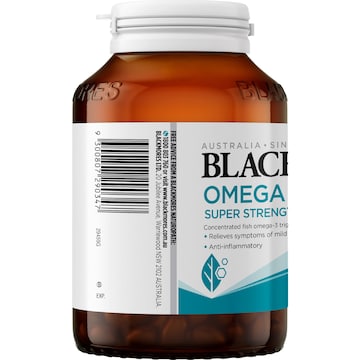Blackmores Omega Triple High Strength Fish Oil Capsules 60 pack