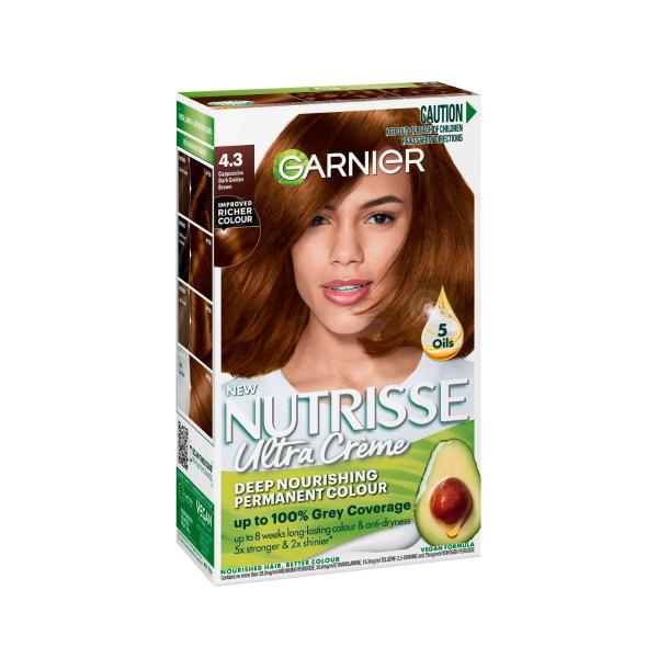 GARNIER NUTRISSE HAIR COLOUR:CAPPUCINO:.:1 PACK