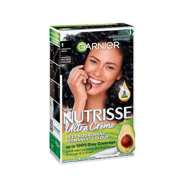 GARNIER NUTRISSE HAIR COLOUR:LIQUORICE:.:1 PACK