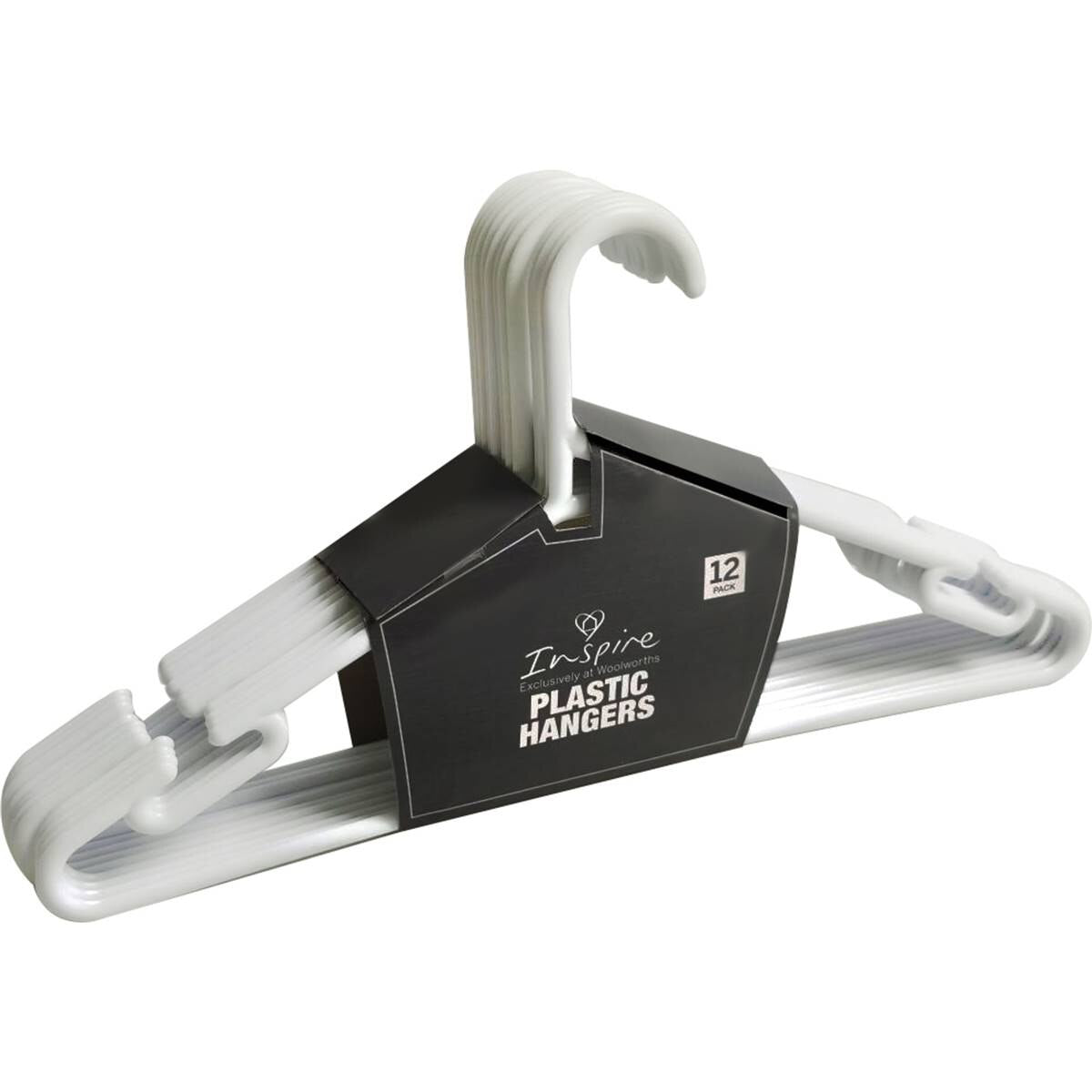 Inspire Plastic Hanger 12 pack