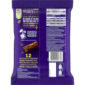 Cadbury Twirl Milk Chocolate Mini Bars 12 pack