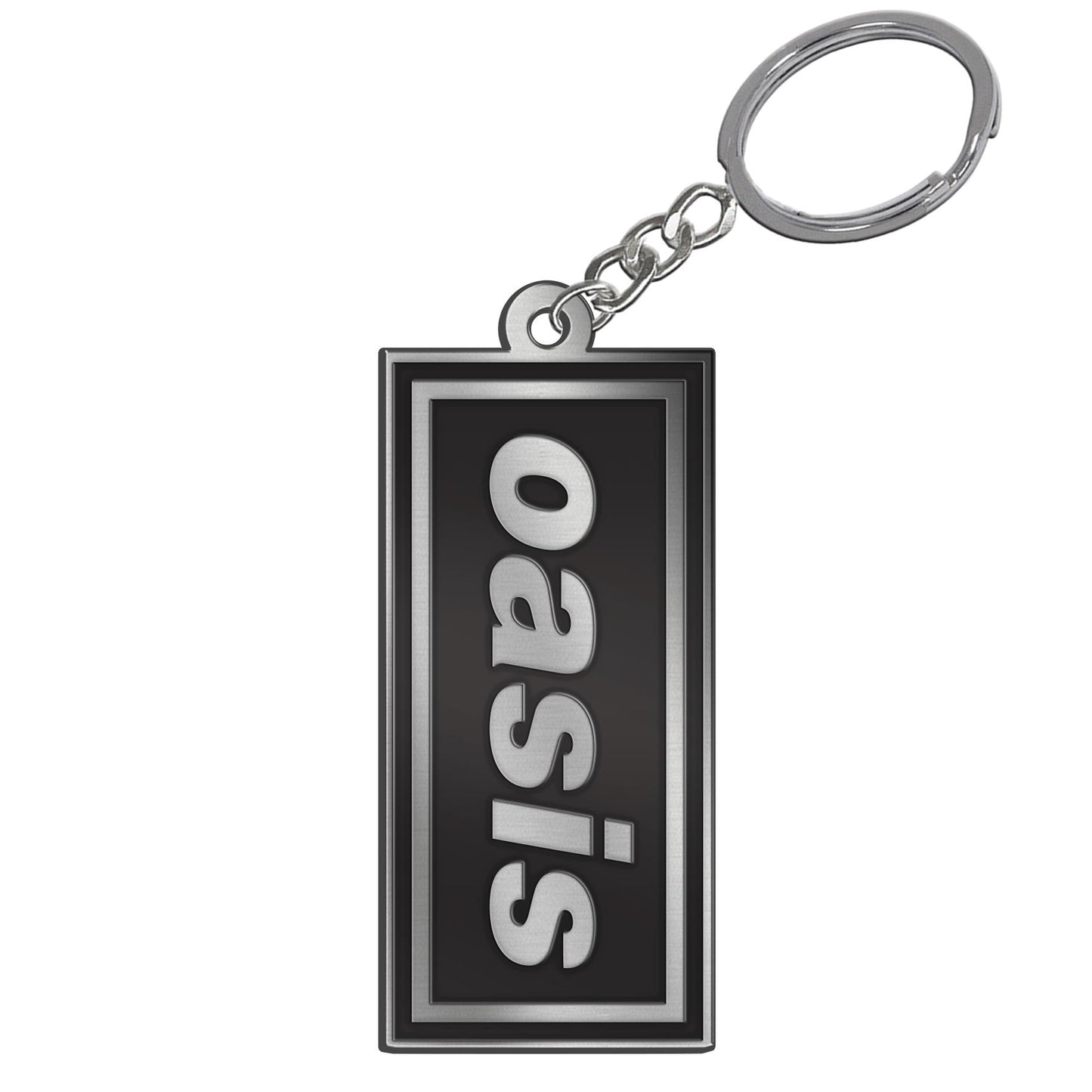 Oasis - Logo Metal Keyring