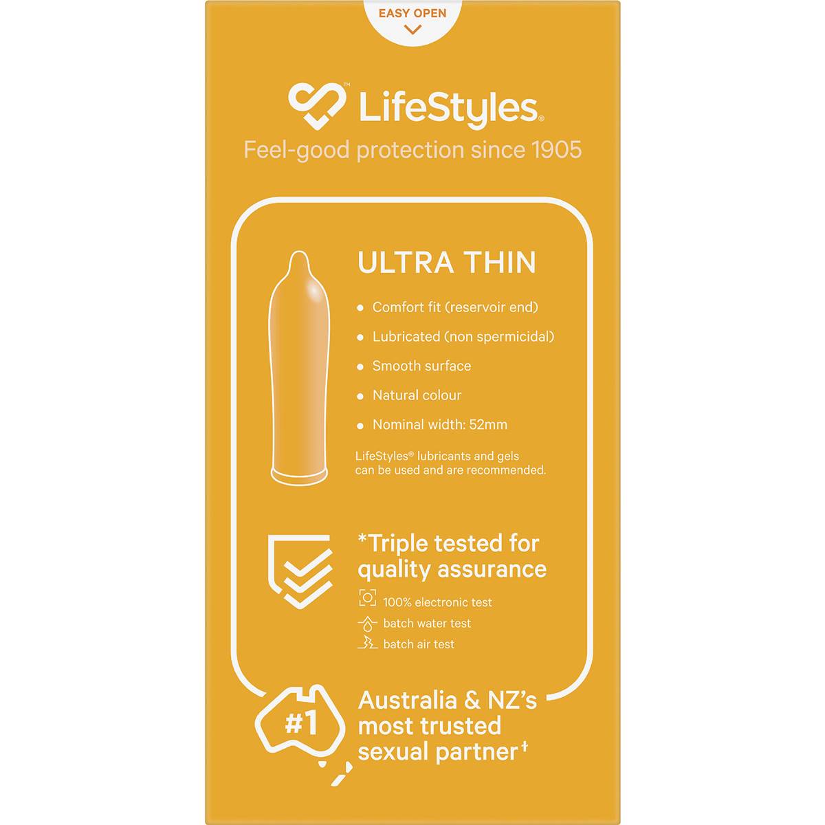 Lifestyles Condoms Ultra Thin 10 Pack