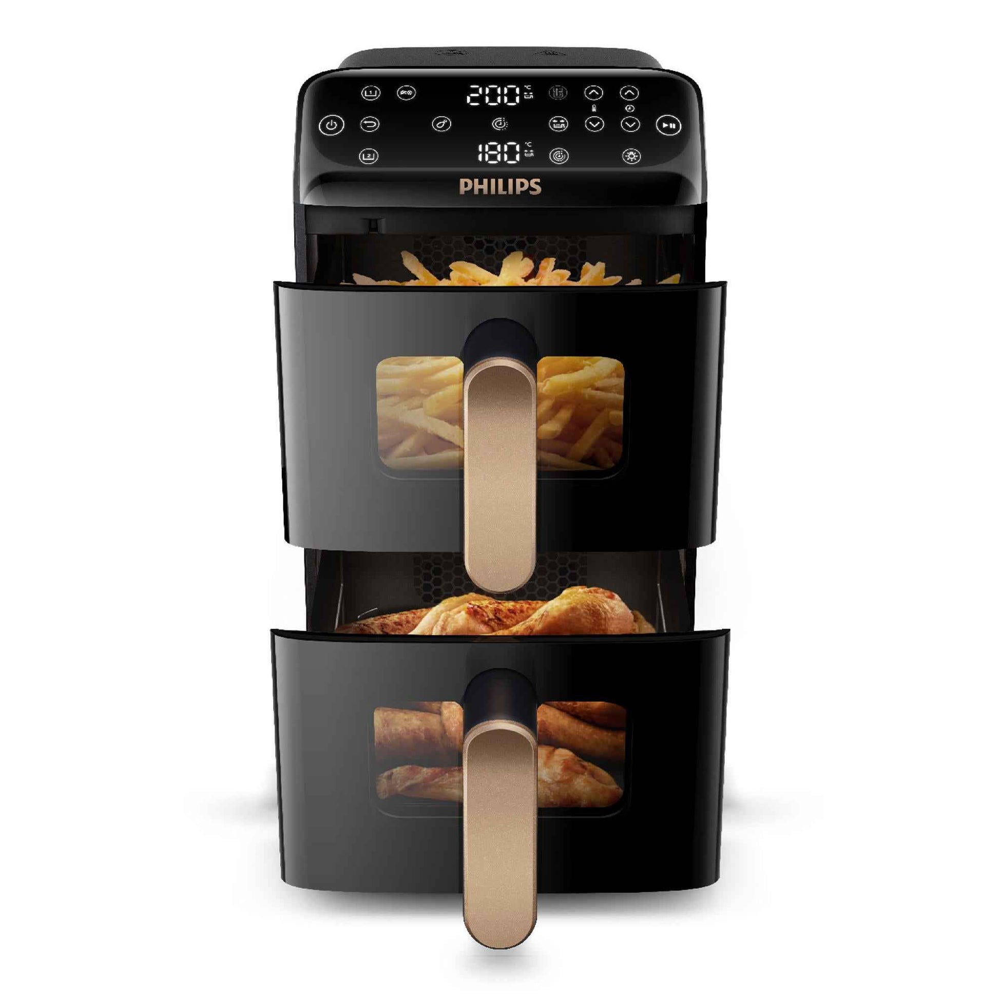 Philips Airfryer 4000 Series Stacked Dual Basket 10L Airfryer