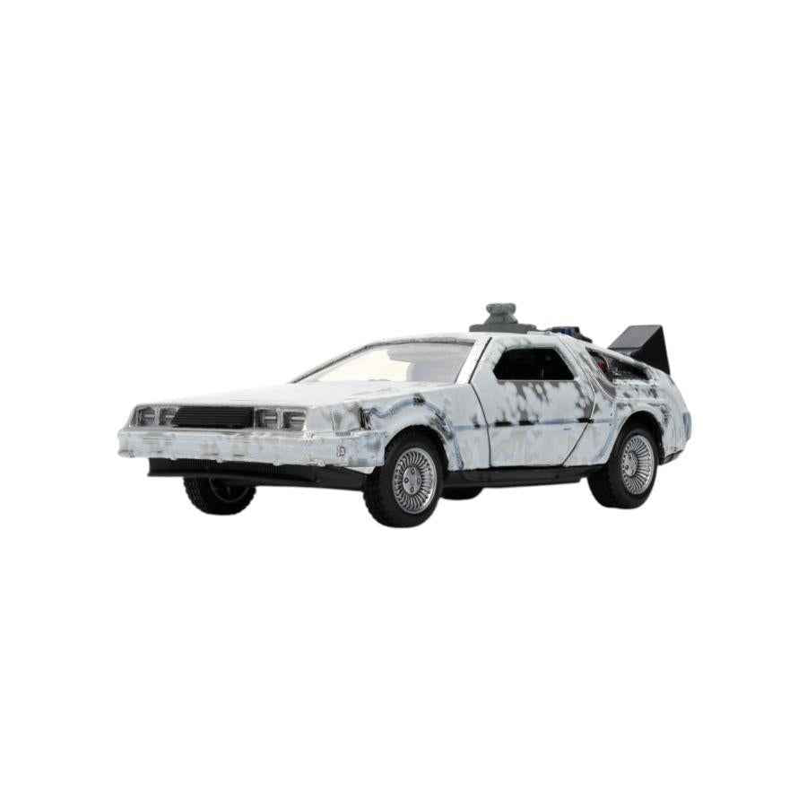 Back To The Future - Delorean (Frosted) 1:32 Scale Vehicle with Truck Box (SDCC)
