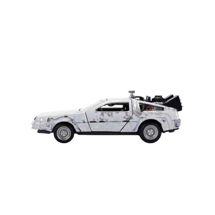 Back To The Future - Delorean (Frosted) 1:32 Scale Vehicle with Truck Box (SDCC)