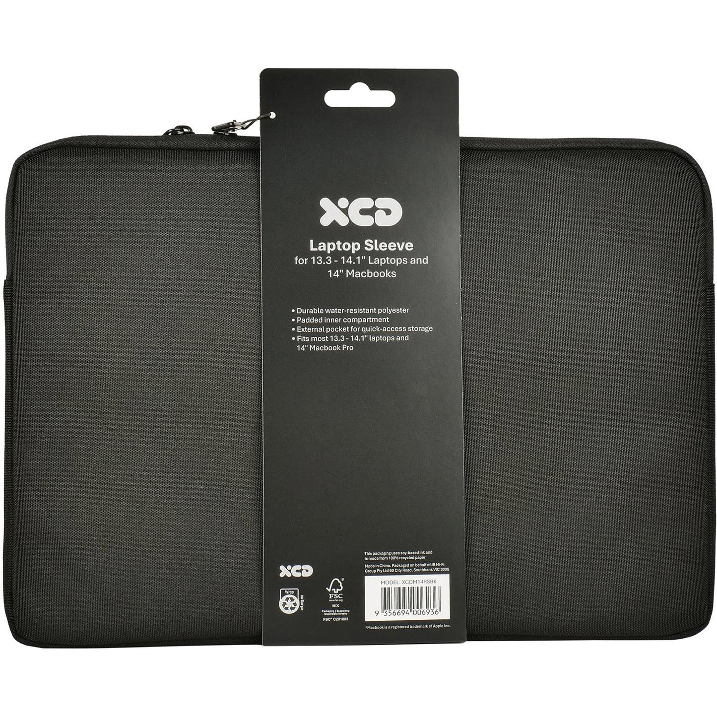 XCD Urban 14" Sleeve (Black)