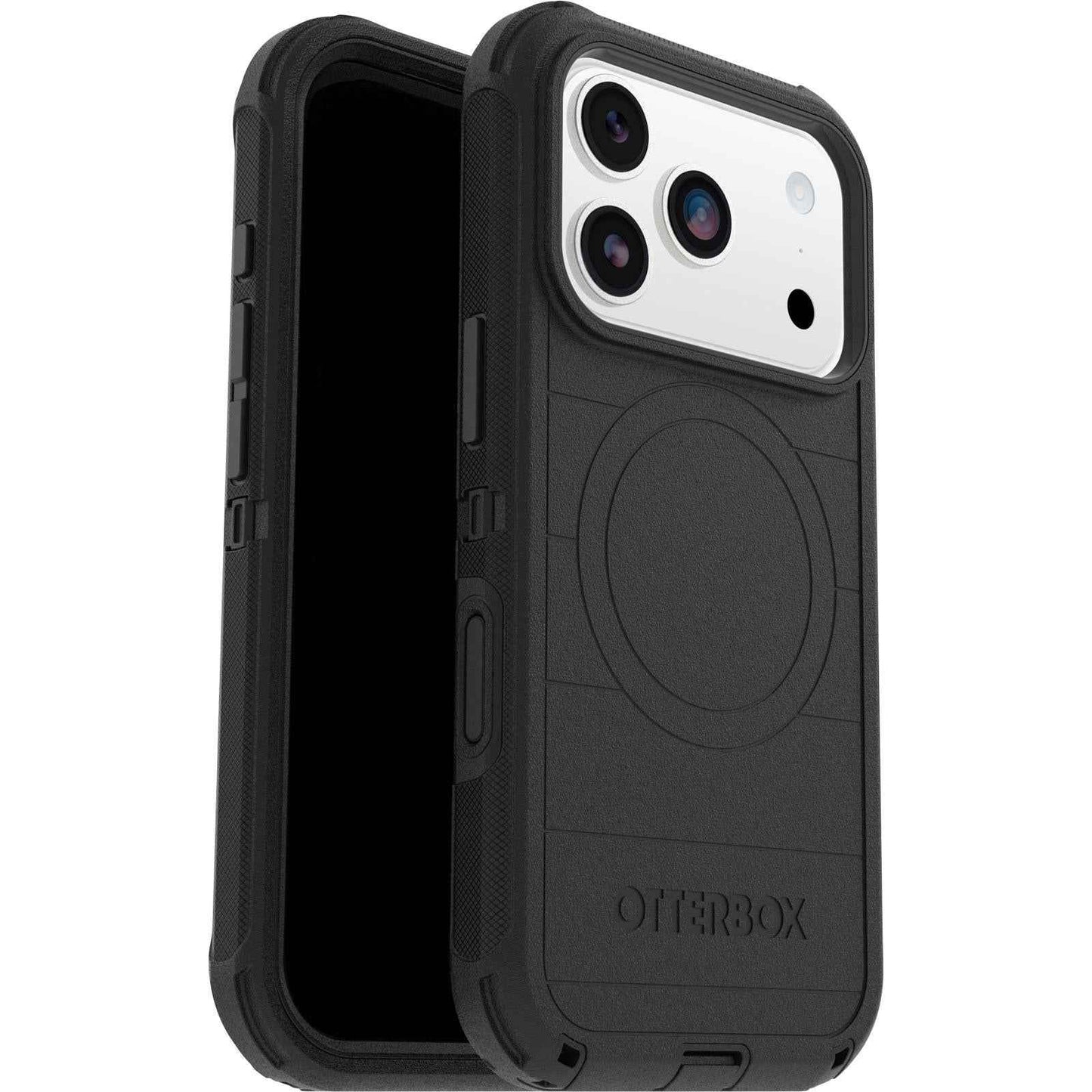 Otterbox Defender Pro MagSafe Case & Cam Control for iPhone 17 Pro (Black)