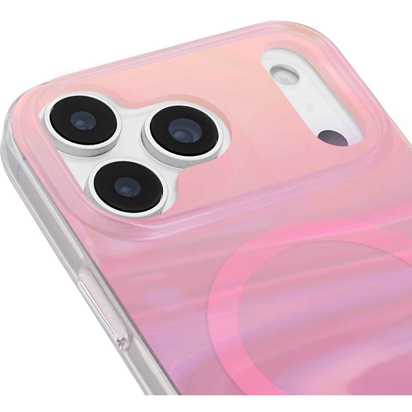Case-Mate Peach Bubble MagSafe Case for iPhone 17 Pro Max (Iridescent)