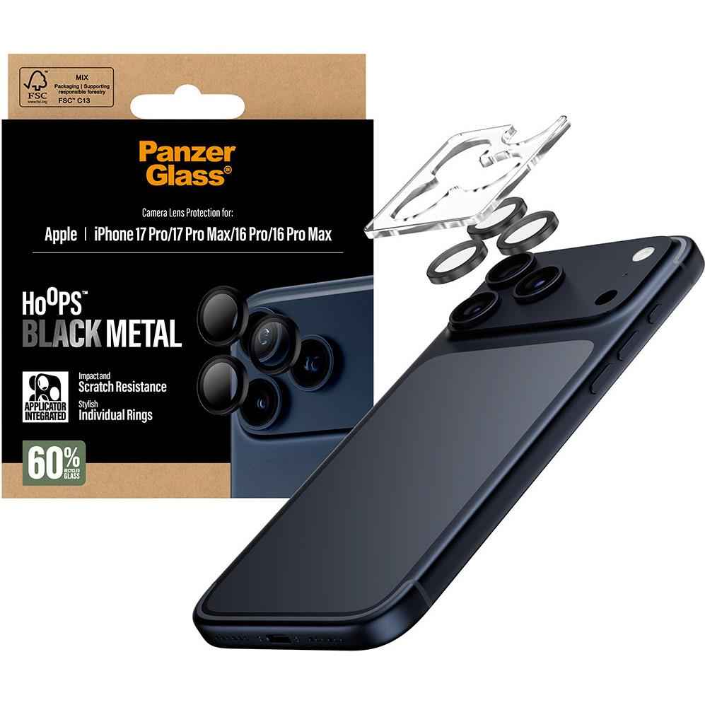 Panzer Hoops Lens Protector for iPhone 17 Pro/17 Pro Max (Black)