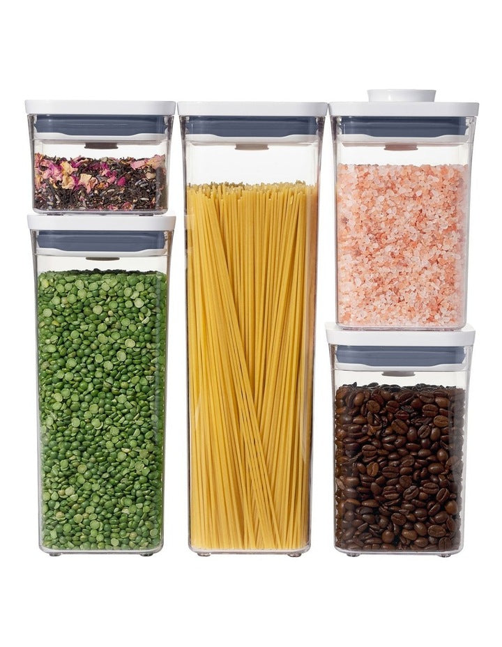 POP 5-Piece Container Set in Clear