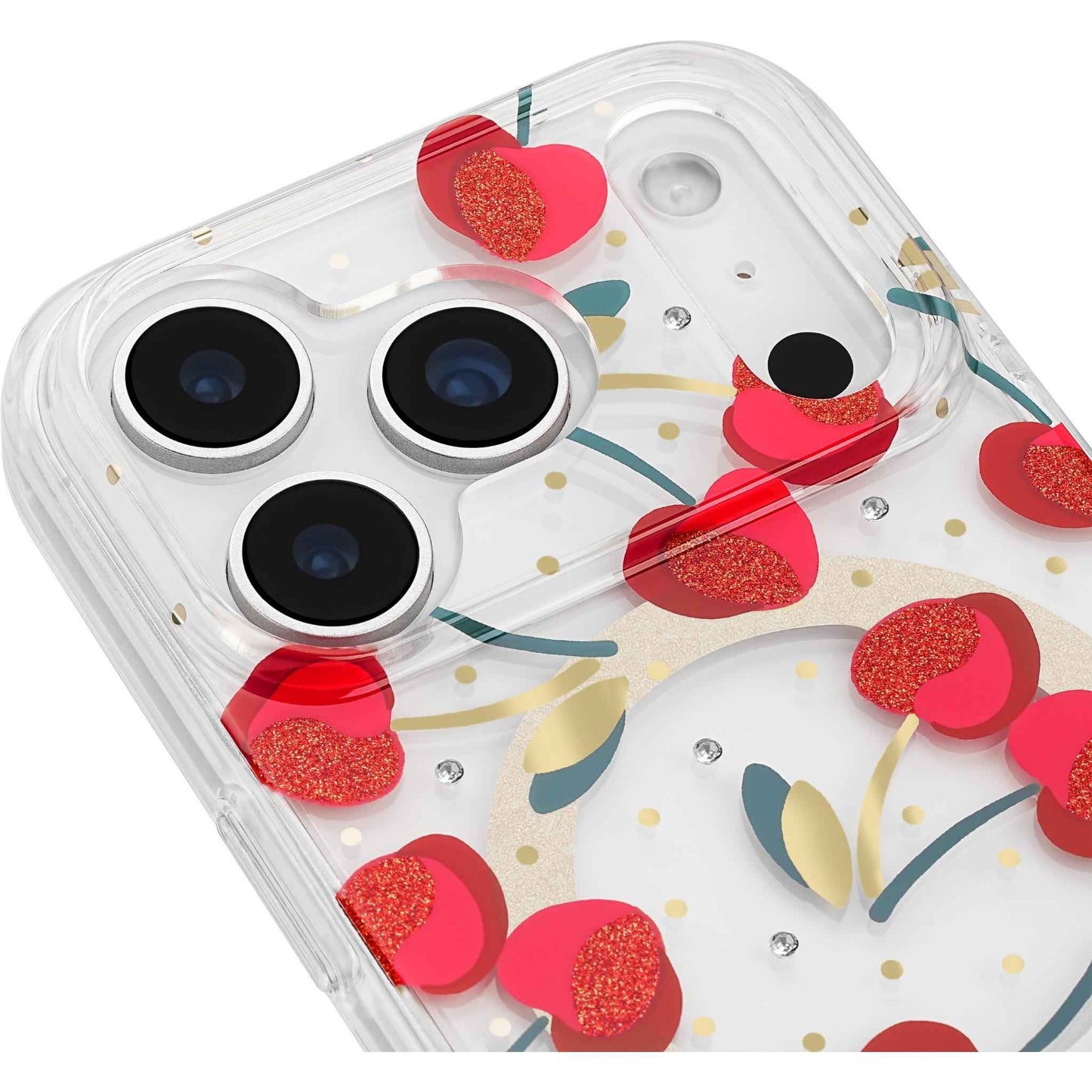 Kate Spade Protective MagSafe Case for iPhone 17 Pro (Cherry Dot)