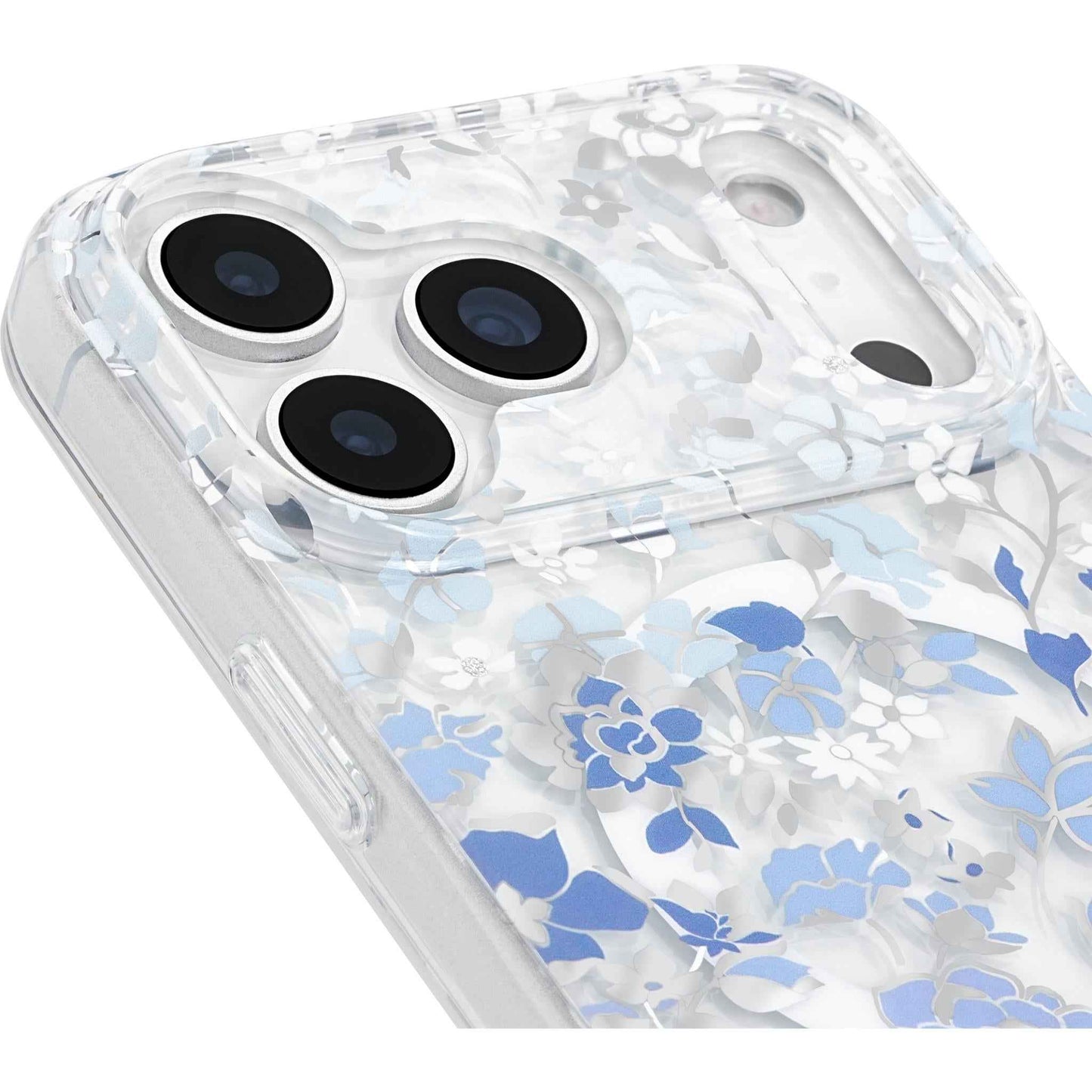Kate Spade Protective MagSafe Case for iPhone 17 Pro Max (Flowerbed Blue)