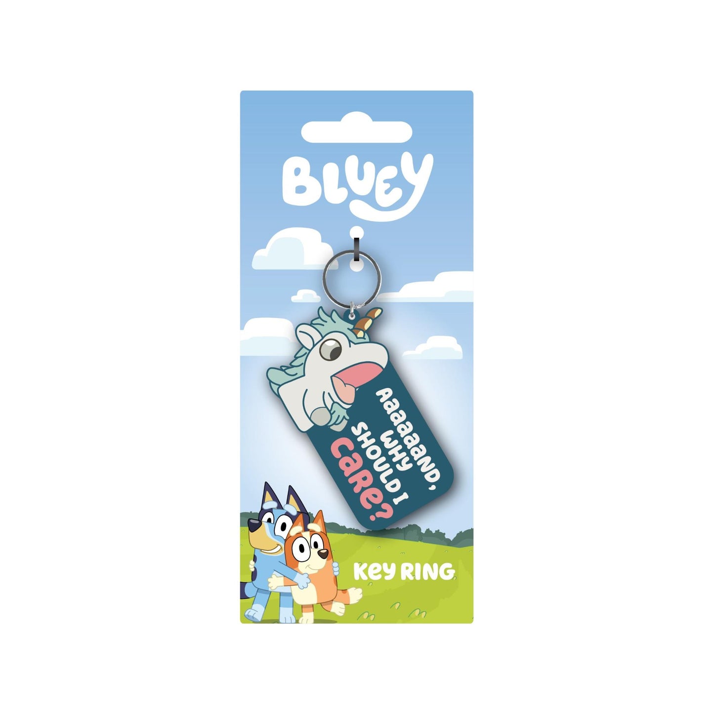 Bluey - Aaaaaand Why Should I Care? PVC Keyring