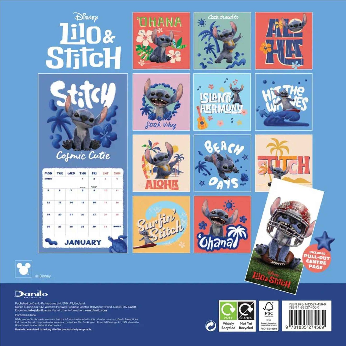 Lilo & Stitch - 2026 Calendar