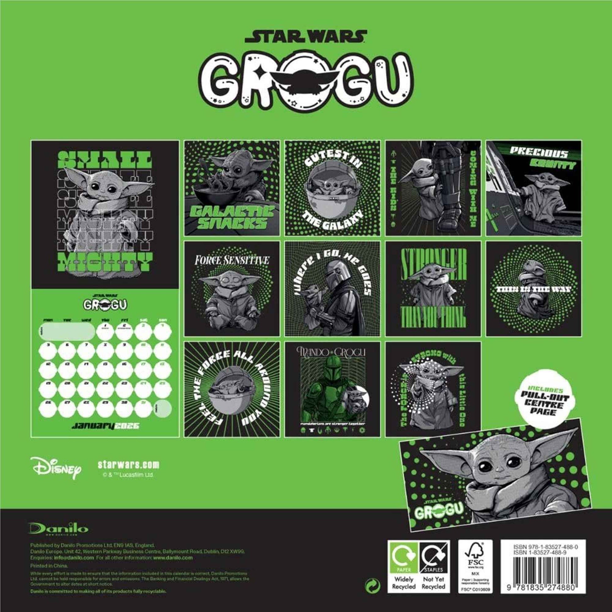 The Mandalorian - Grogu 2026 Calendar