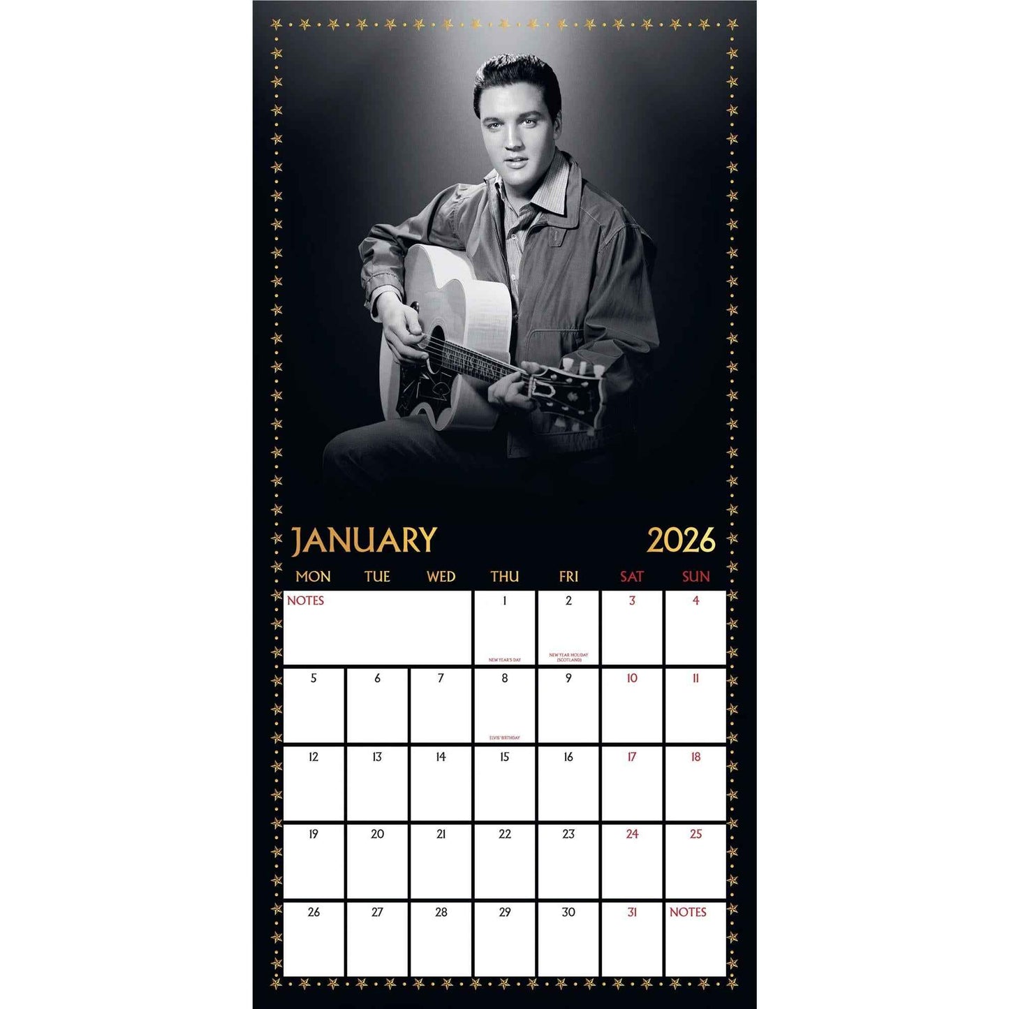 Elvis - 2026 Calendar