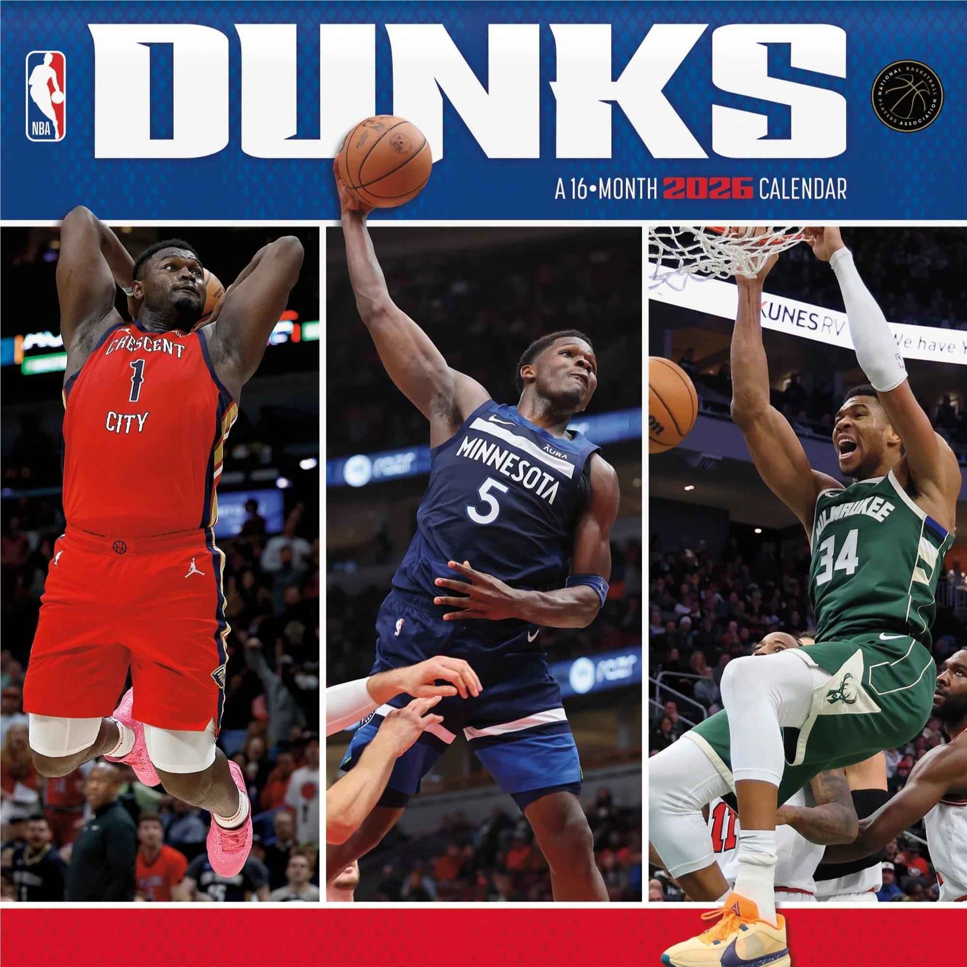 NBA Dunks - 2026 Calendar