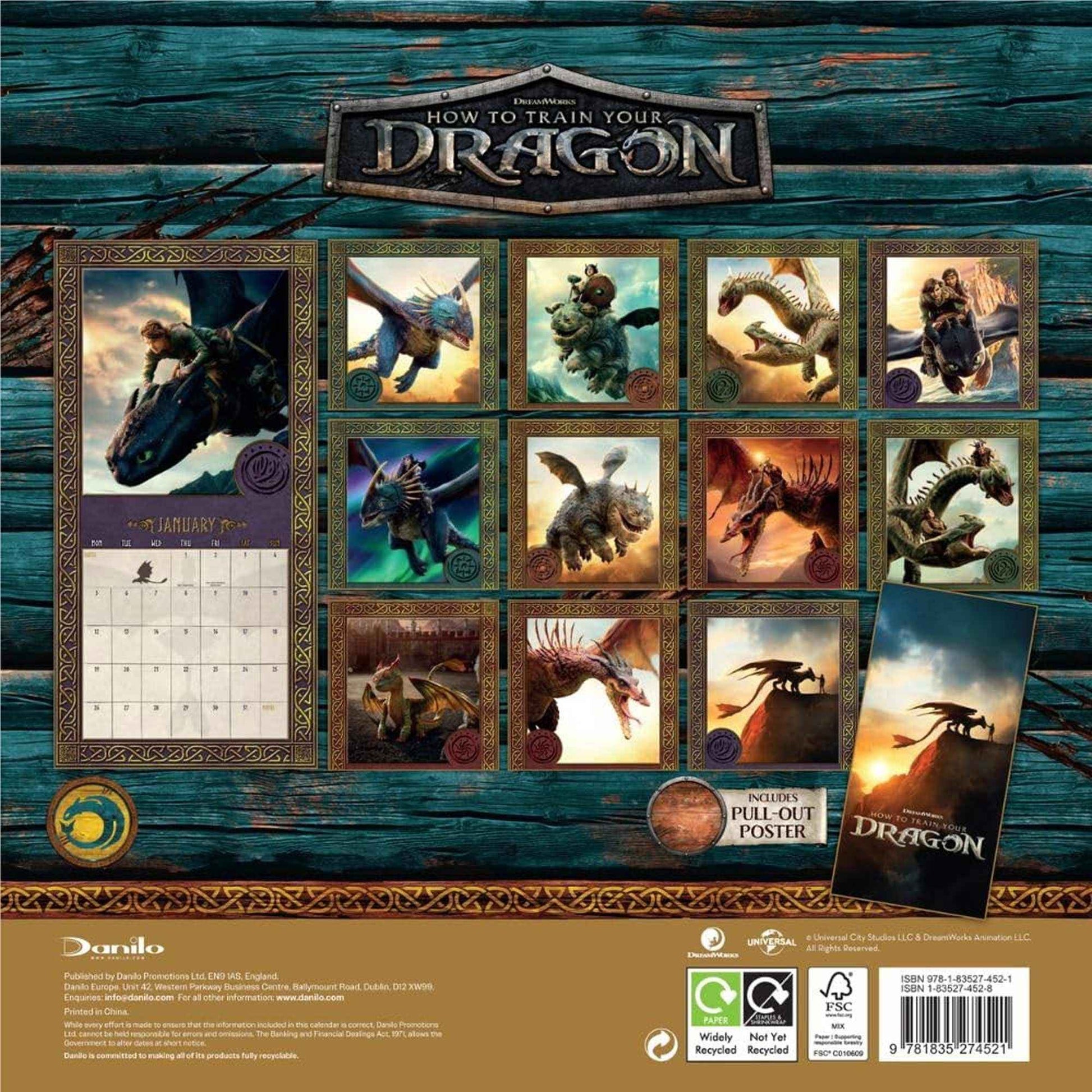 How To Train Your Dragon - 2026 Calendar