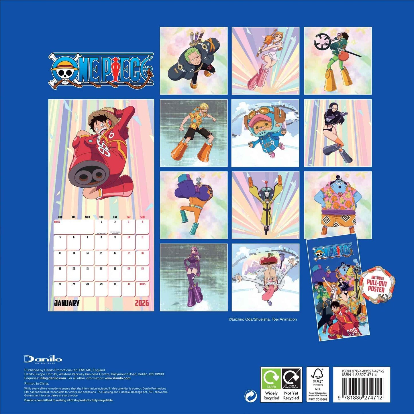 One Piece - 2026 Calendar