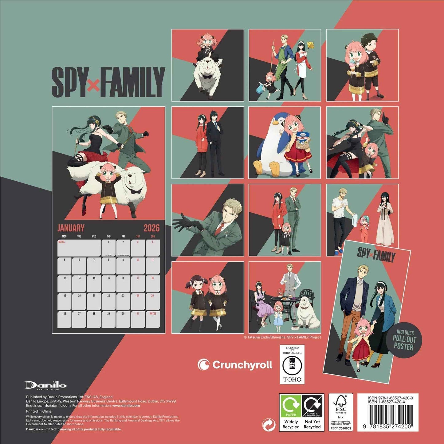Spy X Family - 2026 Calendar