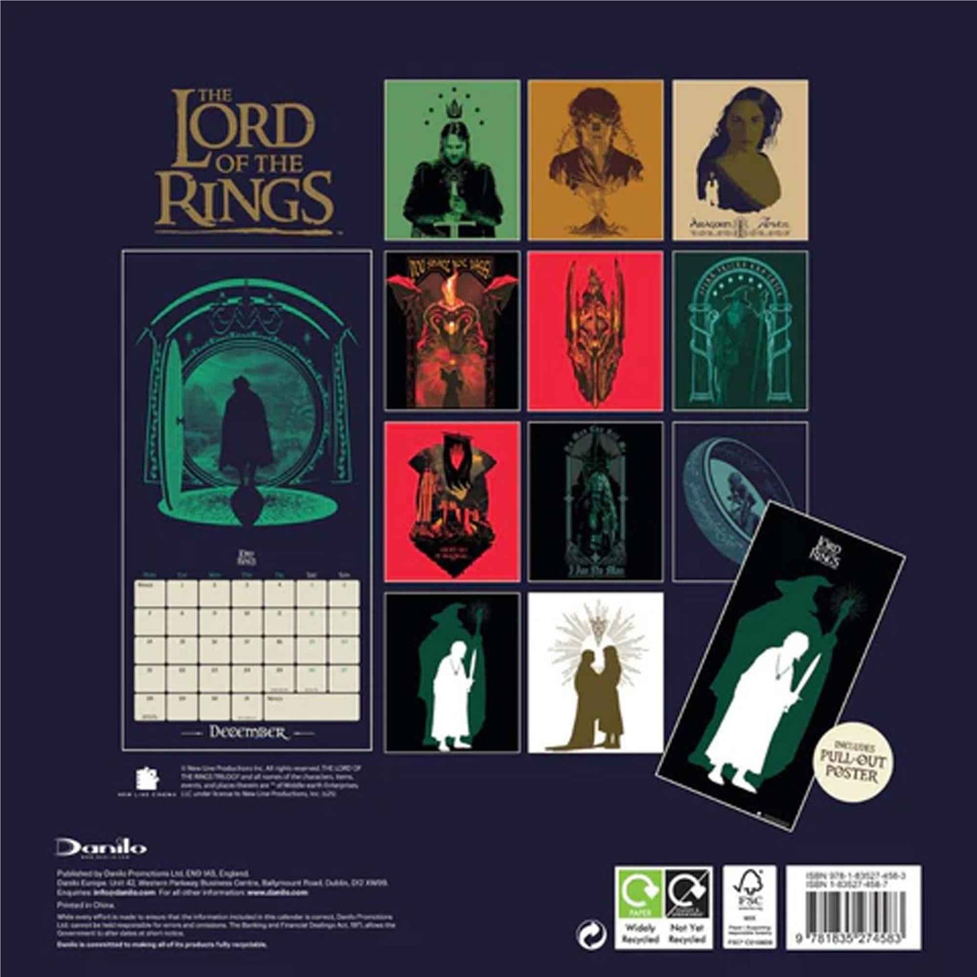 Lord Of The Rings, The - 2026 Calendar & Diary Gift Box