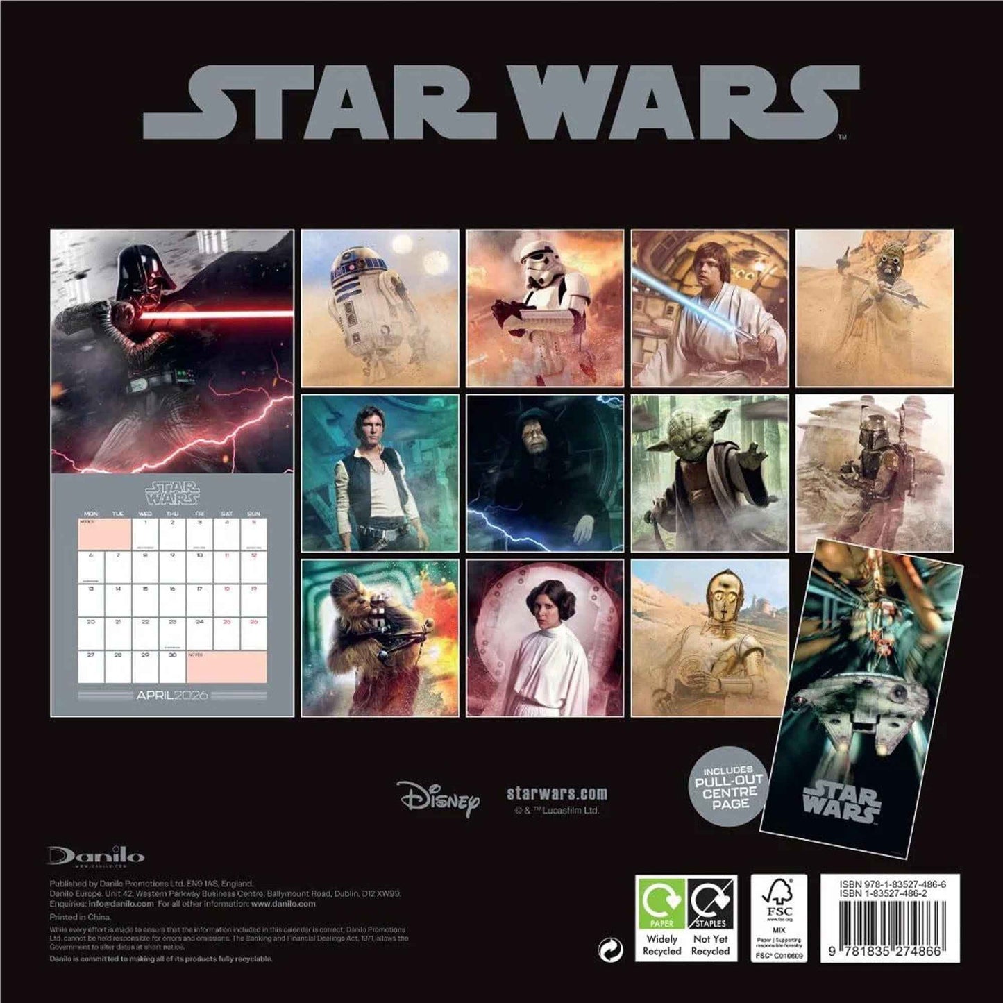 Star Wars - 2026 Calendar & Diary Gift Box
