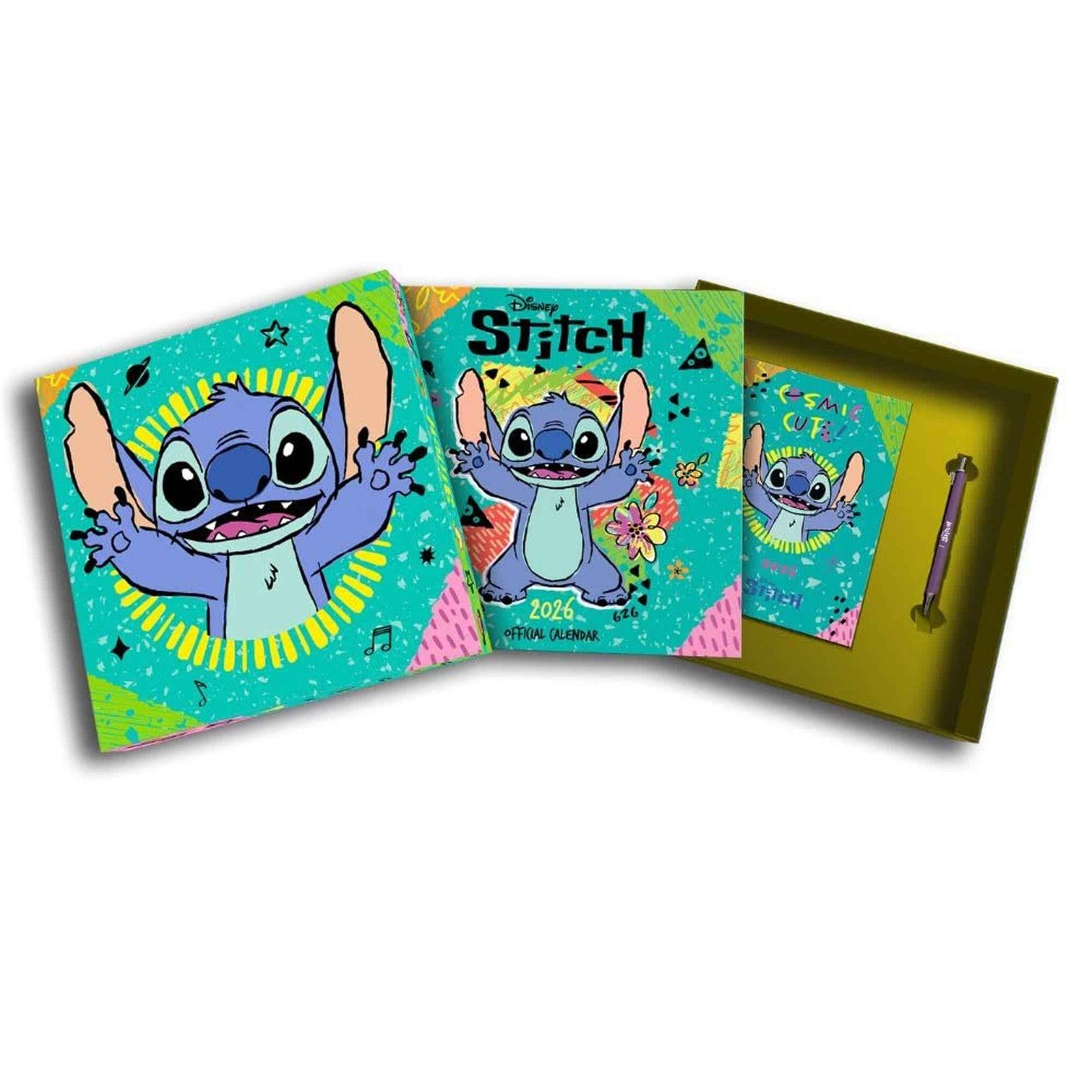 Lilo & Stitch - 2026 Calendar & Diary Gift Box