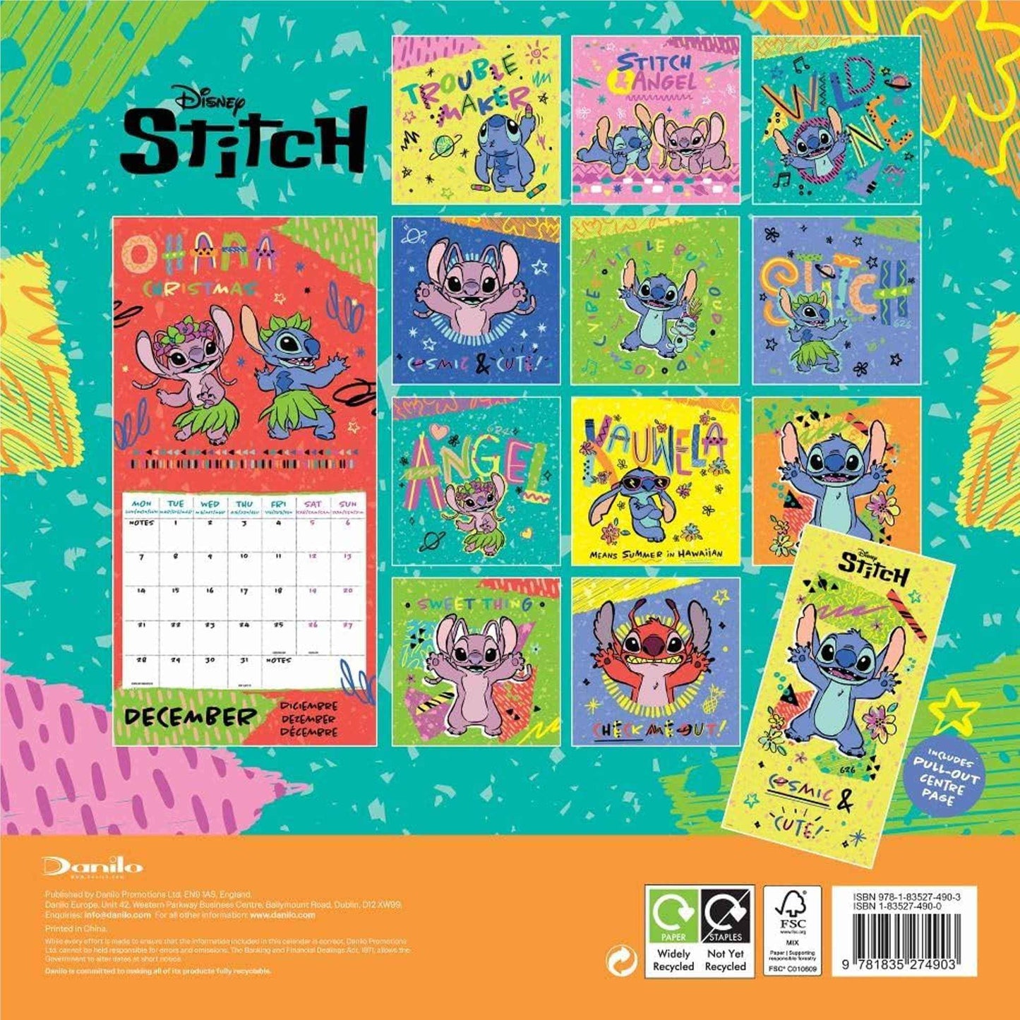 Lilo & Stitch - 2026 Calendar & Diary Gift Box