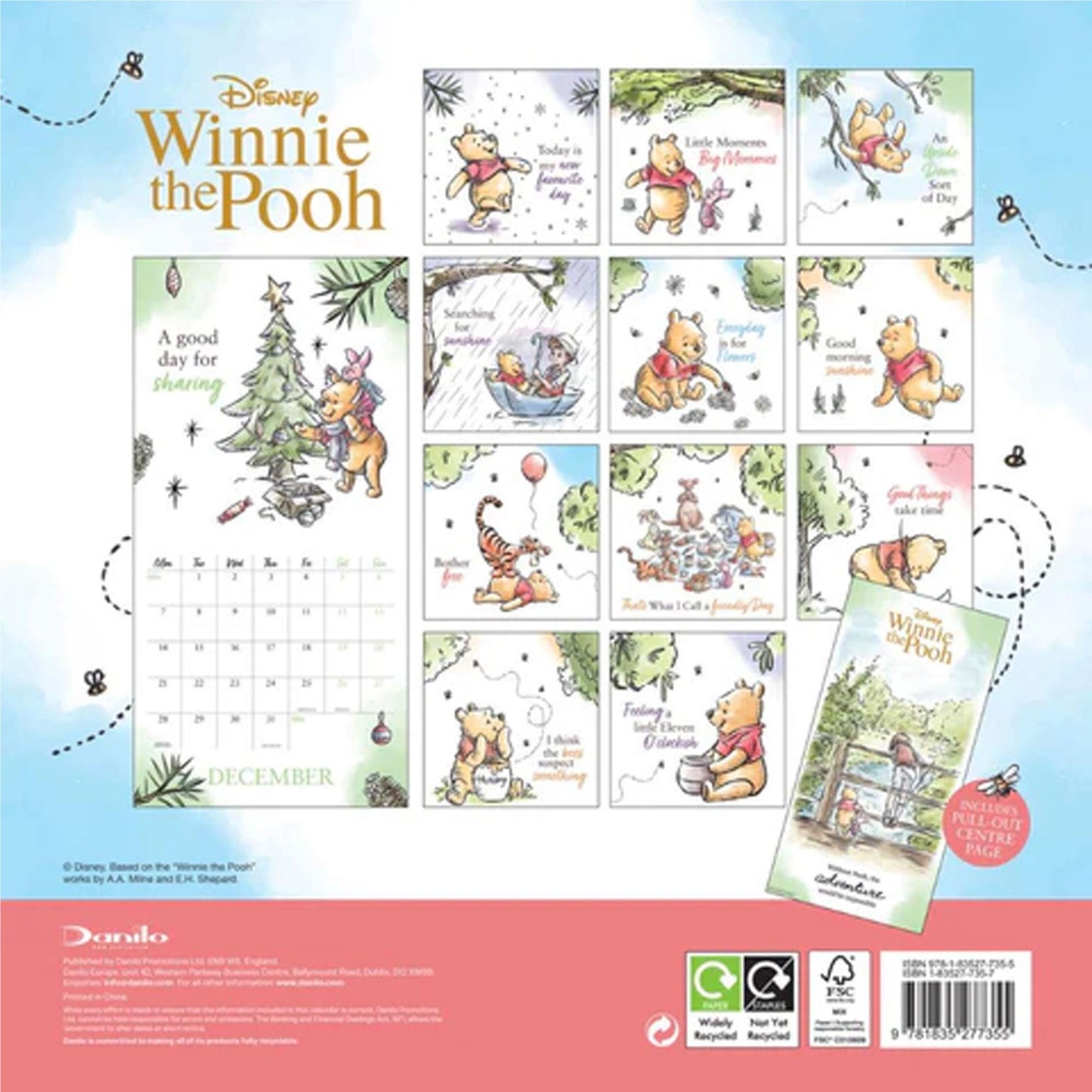 Winnie The Pooh 2026 Calendar & Diary Gift Box
