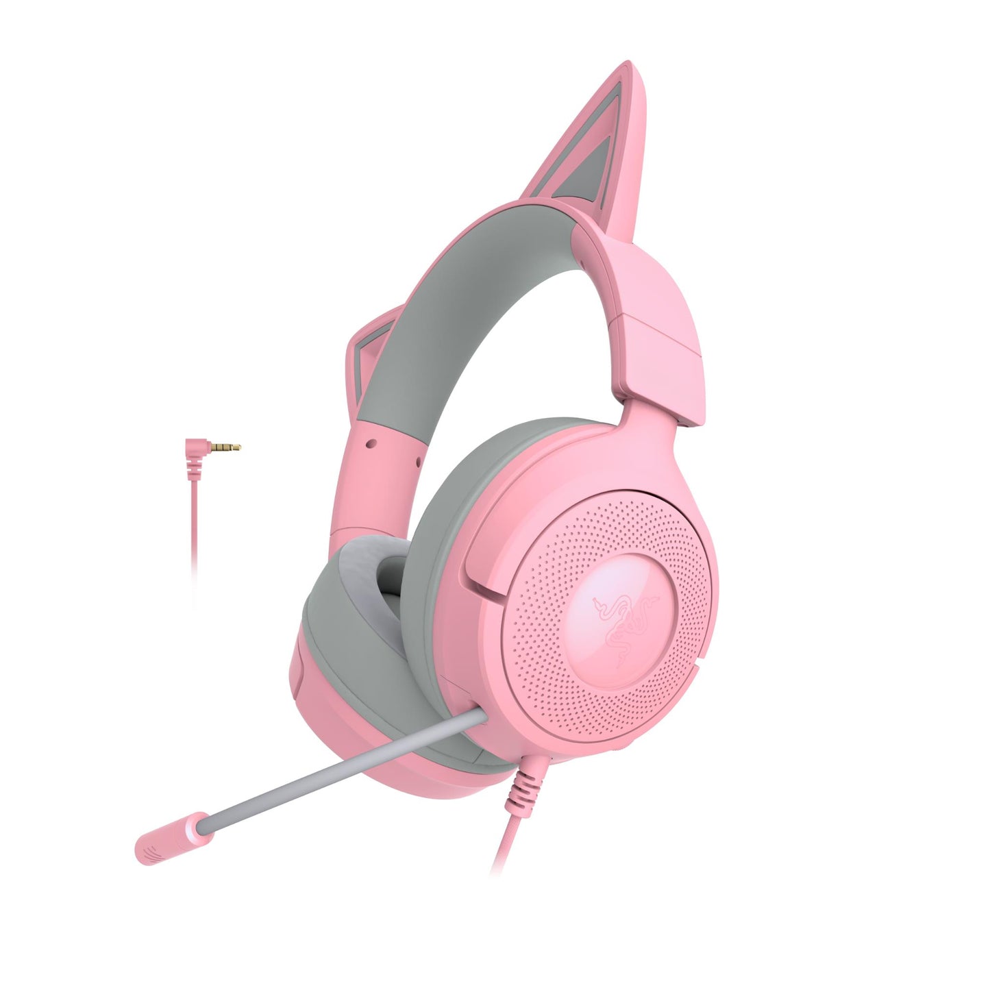 Razer Kraken Kitty V3 X - Wired Headset with Kitty Ears (Quartz)
