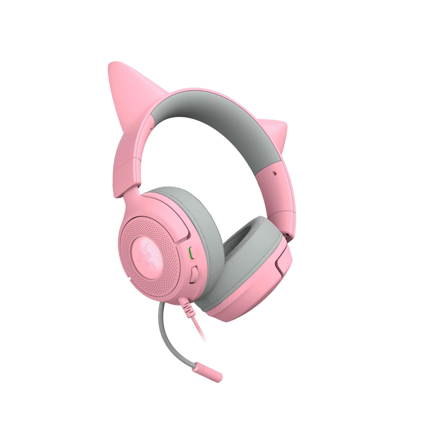 Razer Kraken Kitty V3 X - Wired Headset with Kitty Ears (Quartz)