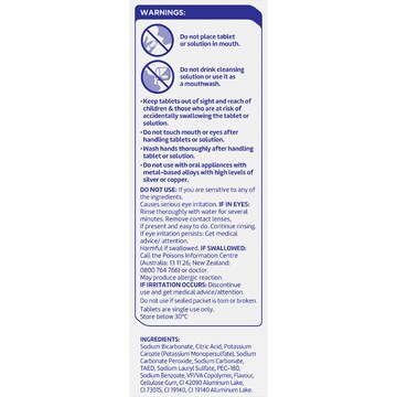 Polident 3 Minute Daily Cleanser For Dentures & Partials 66 pack