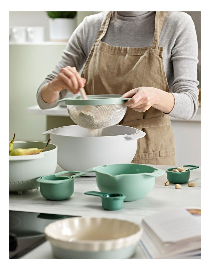 Nest 9 Plus 9 Piece Food Preparation Set Editions in Green