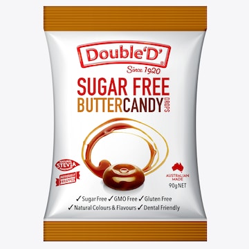 Double 'D' Butter Candy Sugar Free 90g