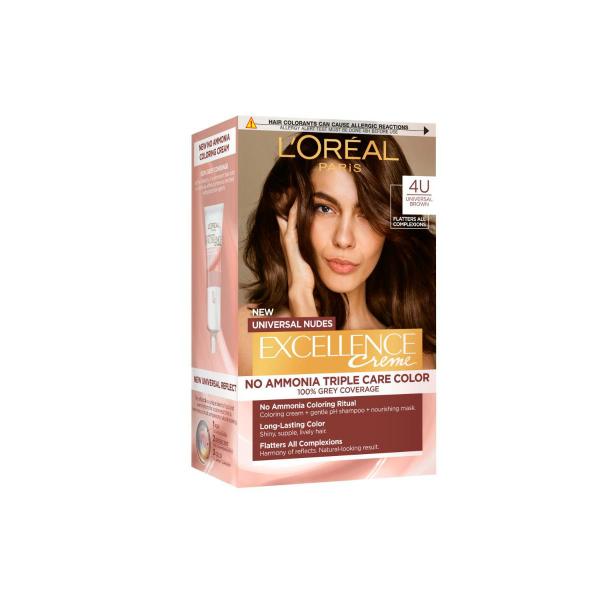 L'OREAL EXCELLENCE CREME NUDE 4U UNIVERSAL BROWN 1 PACK