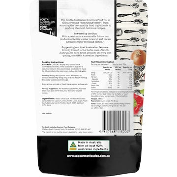 South Australian Gourmet Food Company Tuscan Style Tomato & Basil Soup Pouch 430g