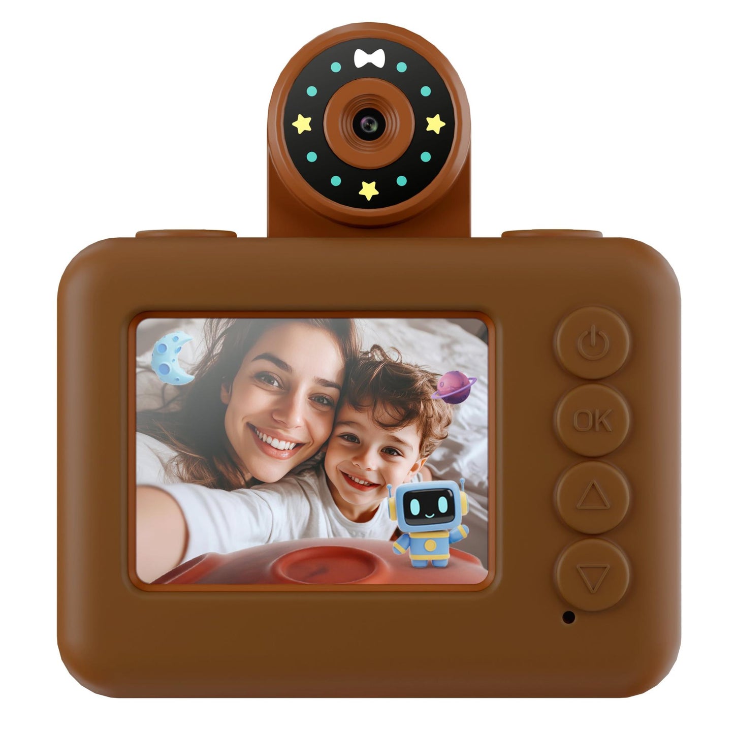 Pixbee PixPlay Gen2 Kids Digital Camera (Chocolate Donut)