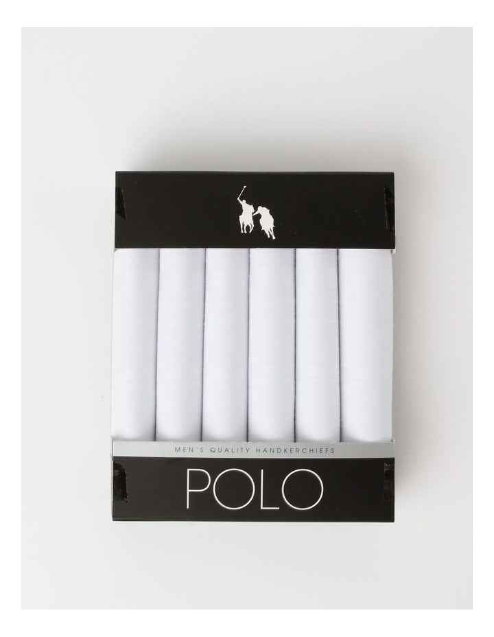 Handkerchiefs 6 Pack in White