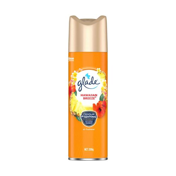 GLADE AEROSOL AIR FRESENER HAWAIIAN BREEZE 200G