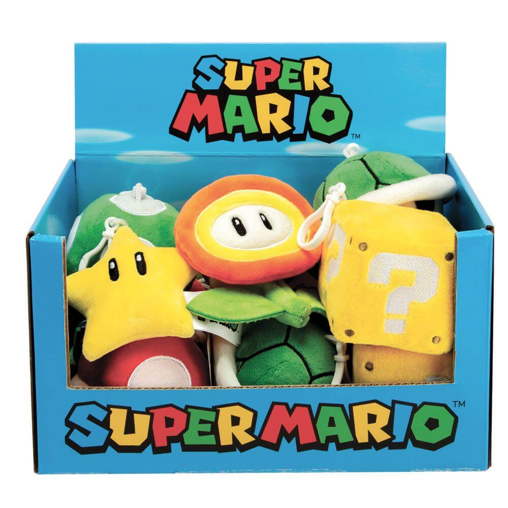 Super Mario - Plush Bag Clip (Assortment)
