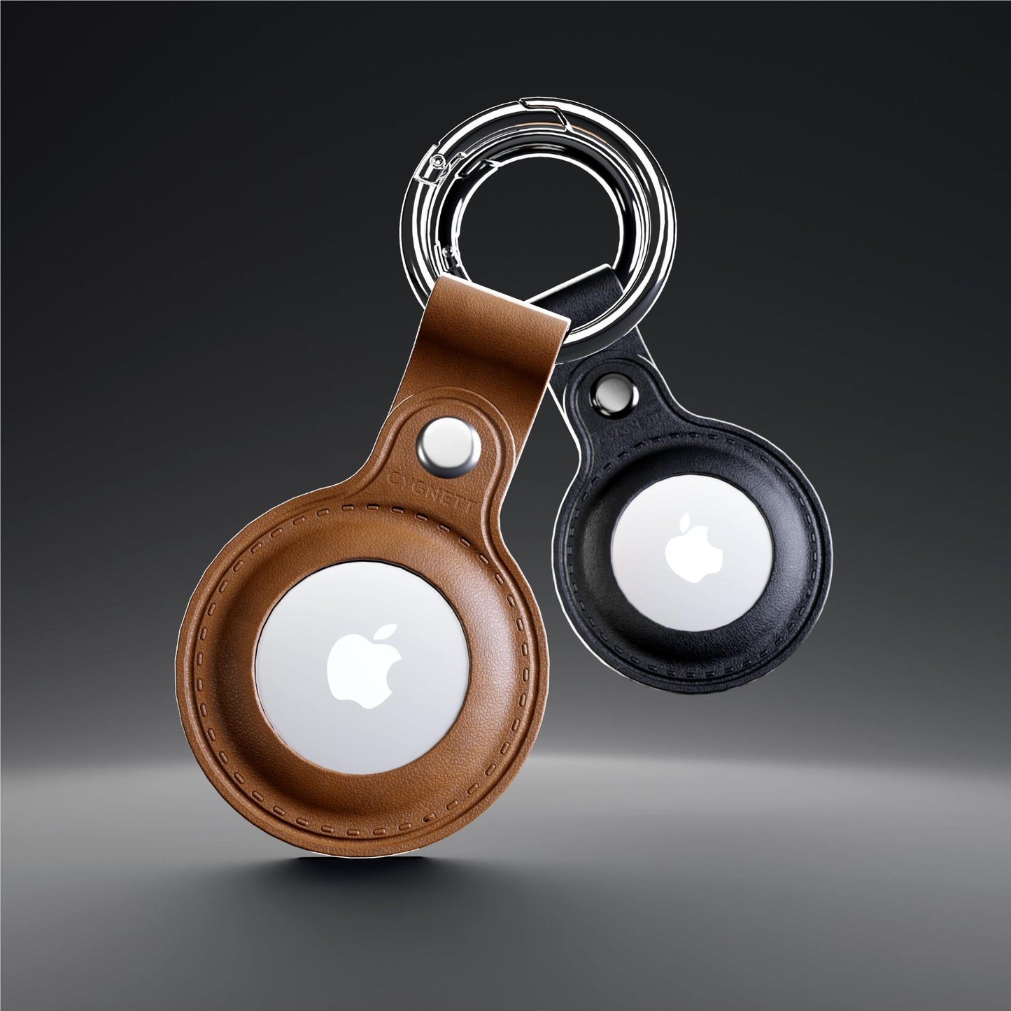 Cygnett StyleTrack Leather AirTag Case (Tan)