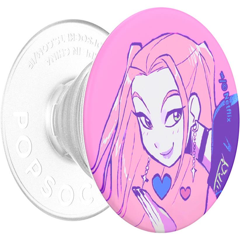 KPop Demon Hunters x PopSockets PopTop Adhesive and Chain Lite (Huntrix Mira)