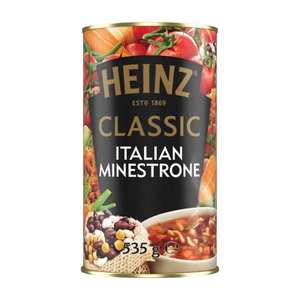 HEINZ CLASSIC SOUP:ITALIAN MINESTRONE:.:535 GRAM