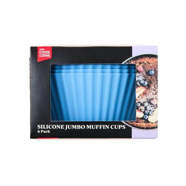 COLES SILICONE JUMBO MUFFIN CUPS