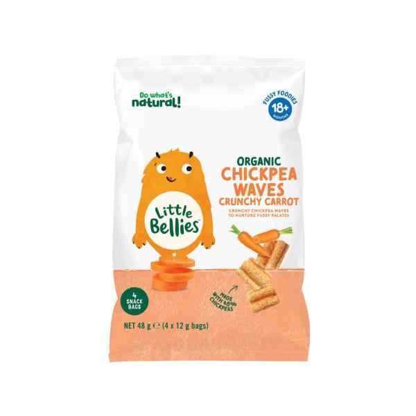 Organic Chickpea Waves Crunchy Carrot