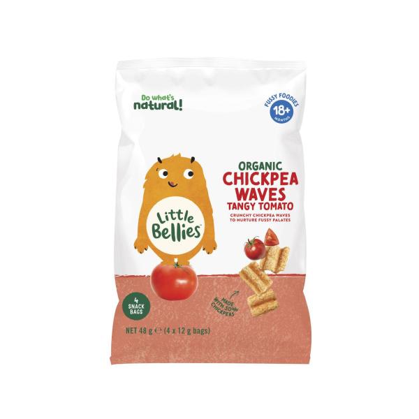 Organic Tangy Tomato Chickpea Waves