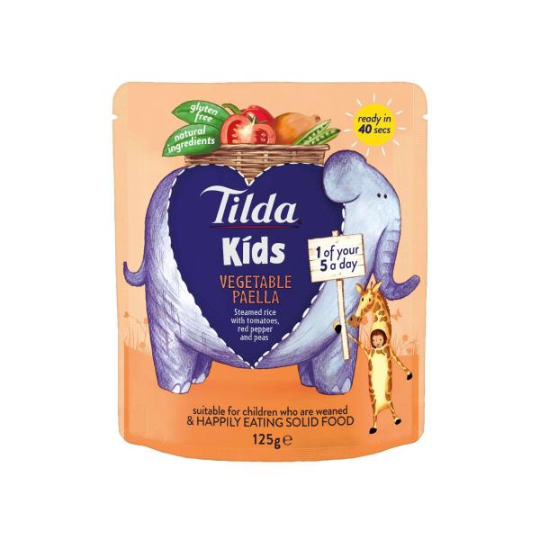 Kids Vegetable Paella Rice Pouch