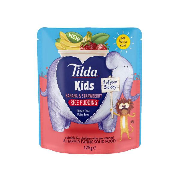 Kids Banana & Strawberry Rice Pudding Pouch